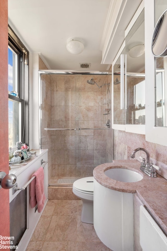 2166 Broadway Unit 20A, New York City, NY 10024 - bathroom featuring vanity and a shower stall