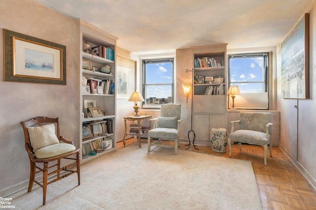 2166 Broadway Unit 20A, New York City, NY 10024 - sitting room with built in features and baseboards