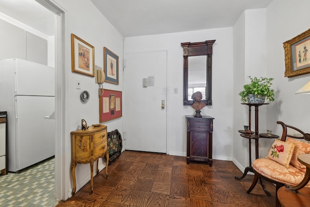 interior space with baseboards