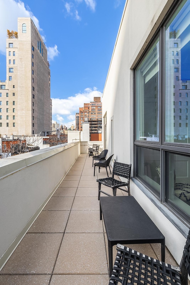 320 E 82nd Street Penthouse, New York City, NY 10028 - balcony featuring a view of city