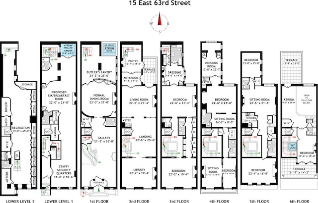 15 E 63rd St, New York City, NY 10065 - room layout