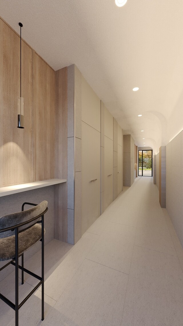 343 Menahan St Unit 2-A, New York City, NY 11237 - corridor featuring recessed lighting