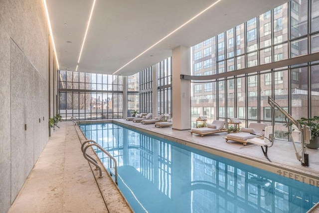 view of indoor pool