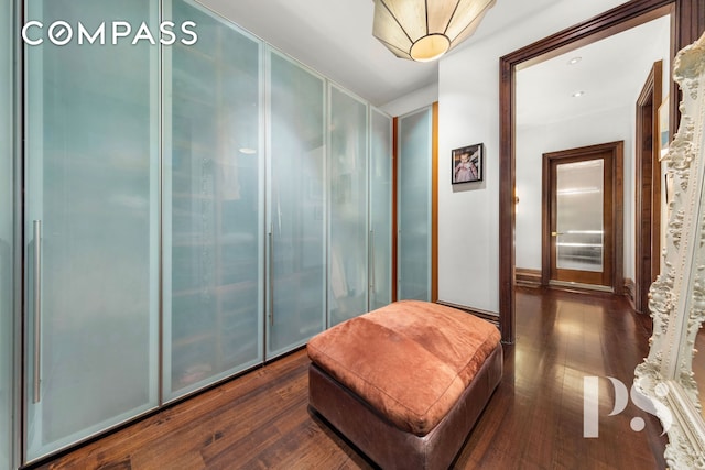 71-73 Bleecker St Unit 2E, New York City, NY 10012 - corridor featuring dark wood finished floors