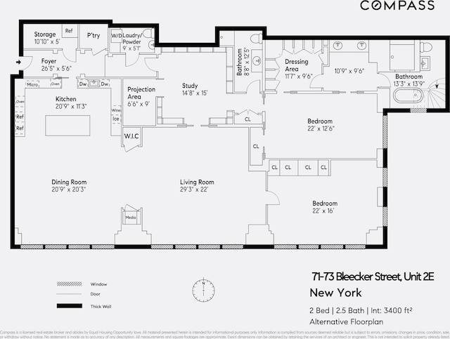 71-73 Bleecker St Unit 2E, New York City, NY 10012 - room layout
