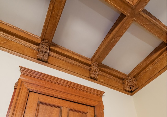 detailed view of beam ceiling