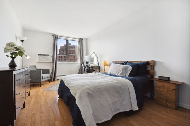 hall featuring light hardwood / wood-style flooring