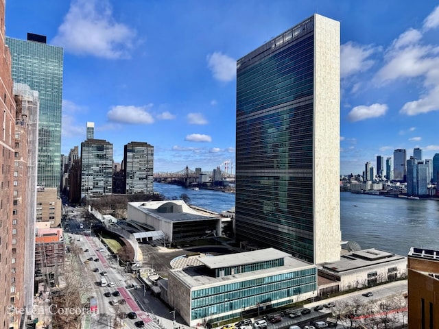 5 Tudor City Pl Unit 1739, New York City, NY 10017 - view of city skyline featuring a nearby body of water