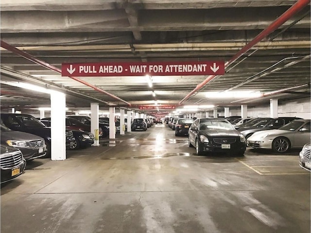 view of parking deck