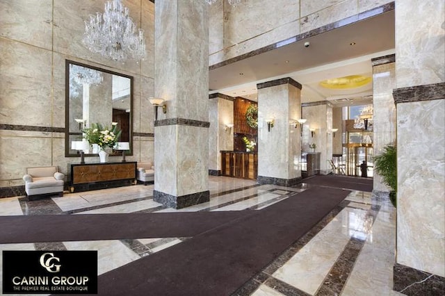 view of community lobby