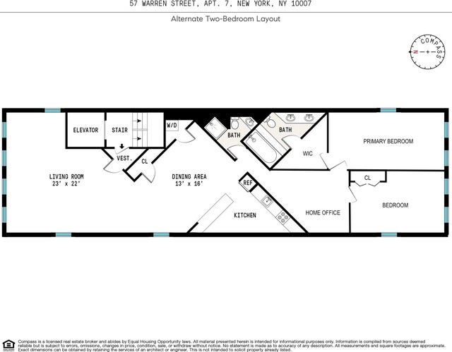 unfurnished room with light hardwood / wood-style floors and brick ceiling