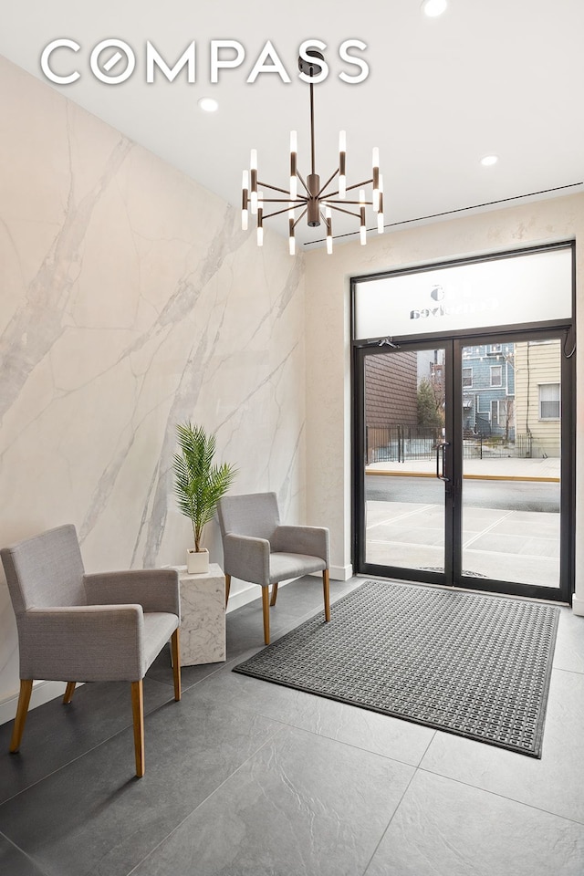 145 Conselyea St, New York City, NY 11211 - building lobby featuring recessed lighting