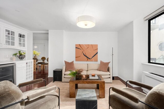 bedroom featuring hardwood / wood-style flooring