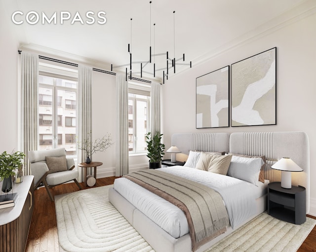20 E End Ave Unit 4C, New York City, NY 10028 - bedroom with wood finished floors and baseboards