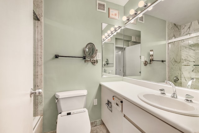 280 Rector Pl Unit 8H, New York City, NY 10280 - full bathroom featuring vanity and toilet