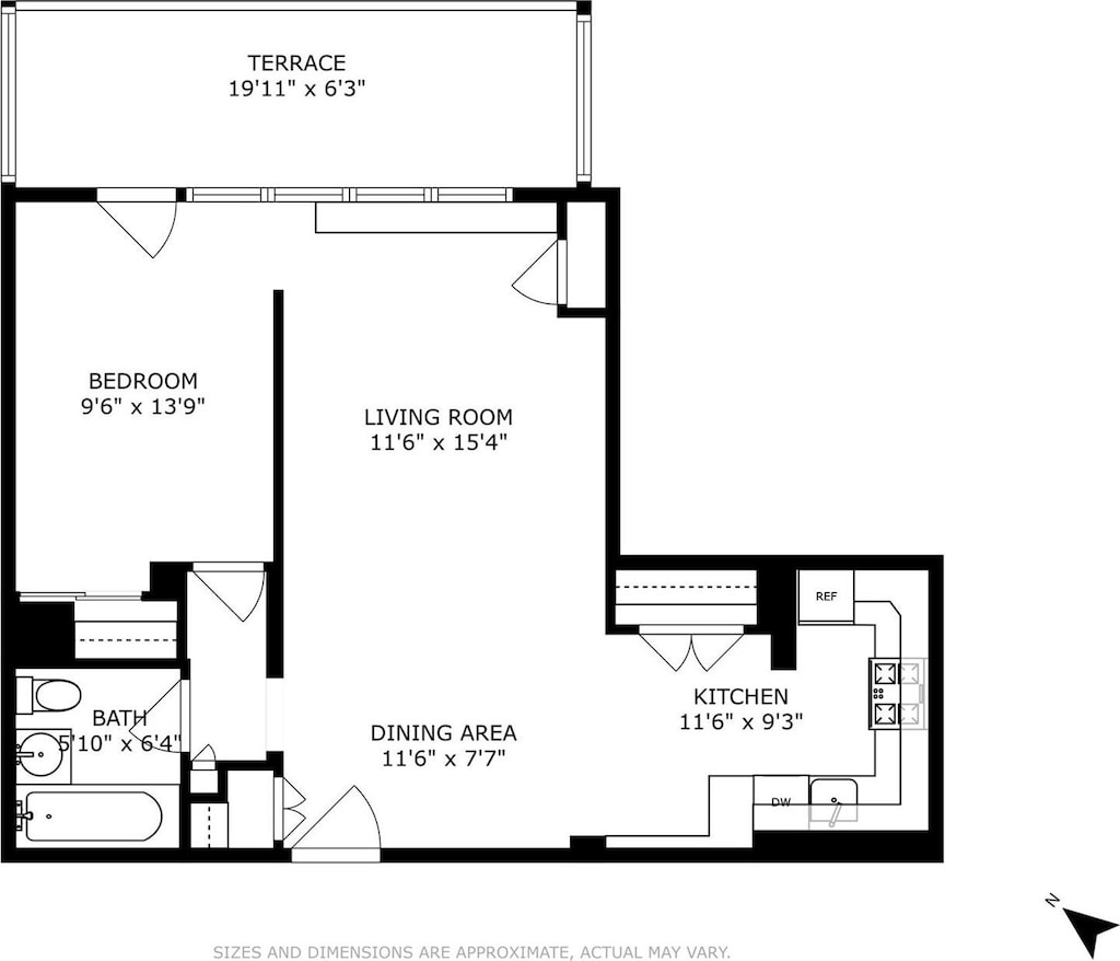 360 E 72nd St Unit A1608, New York City, NY 10021 - view of layout