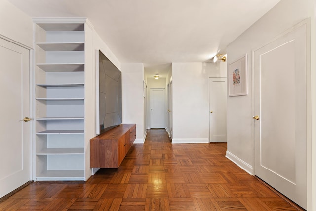 hall with baseboards