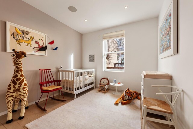 living room featuring hardwood / wood-style flooring