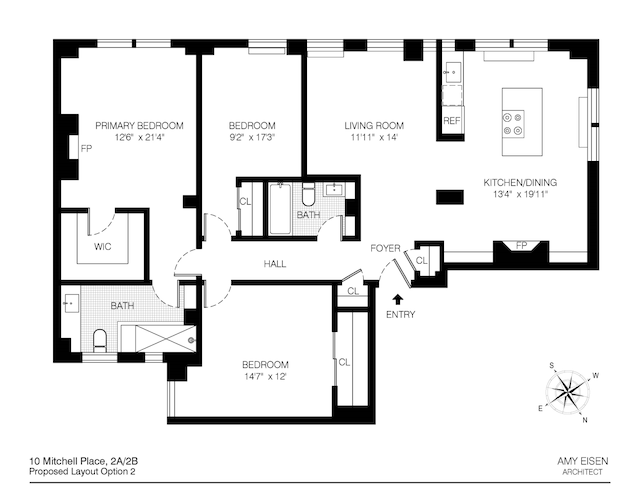 10 Mitchell Pl Unit 2Ab, New York City, NY 10017 - property floor plan
