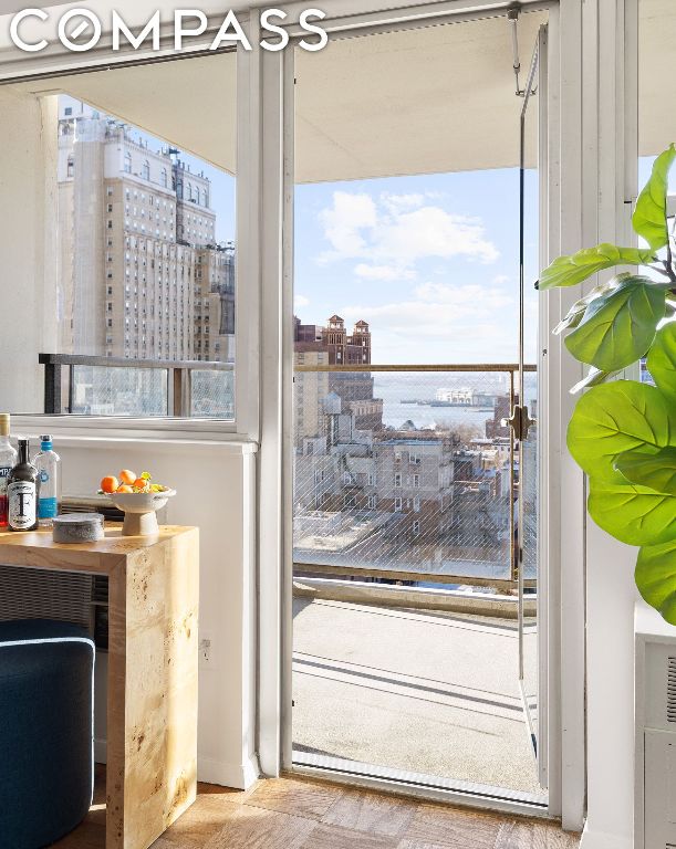 entryway with a wealth of natural light