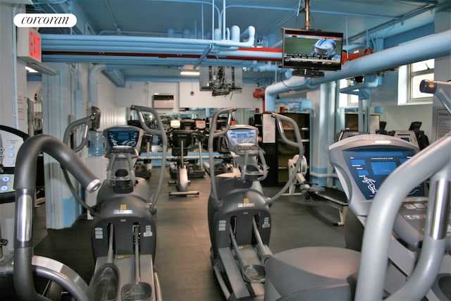 view of workout area