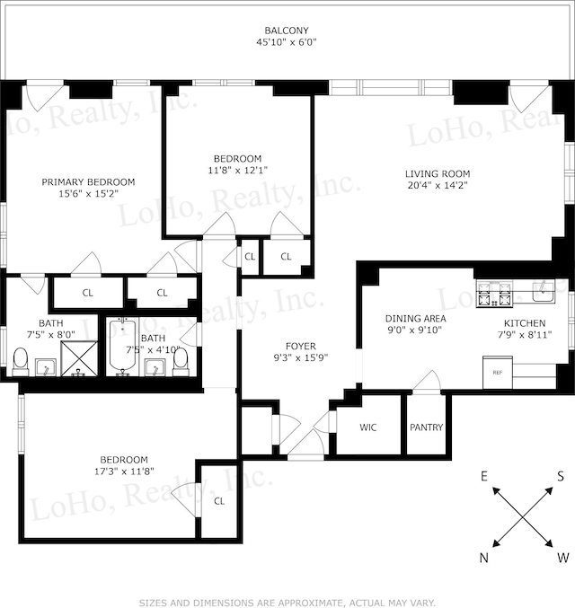 577 Grand St Unit F1904, New York City, NY 10002 - view of property floor plan