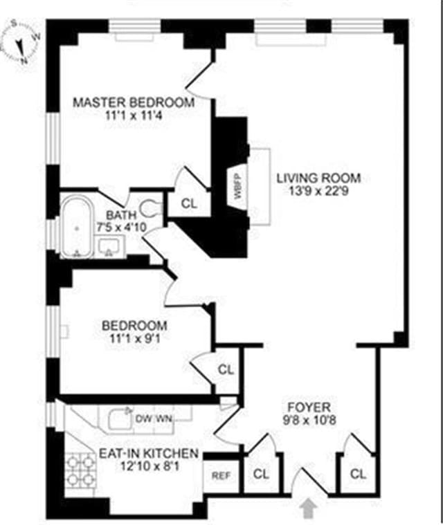 floor plan / room layout