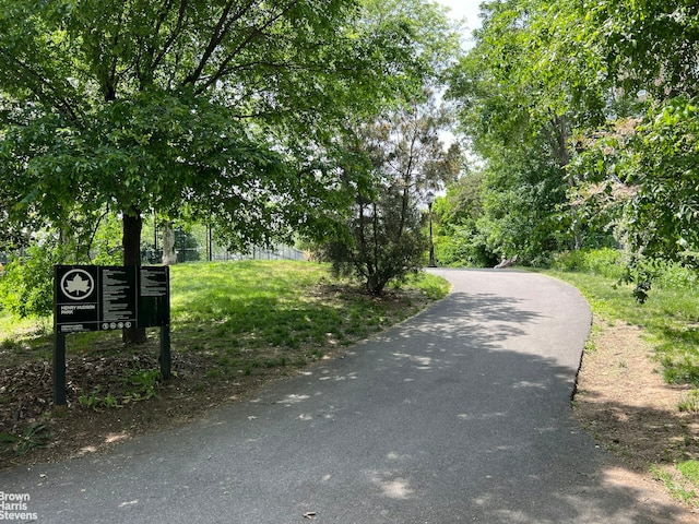 view of road