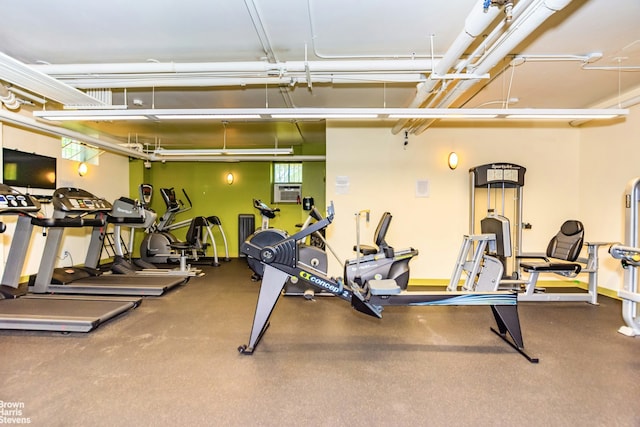 view of exercise room