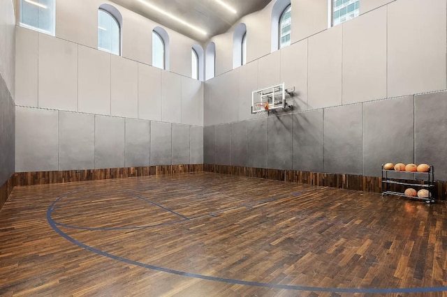 view of sport court with community basketball court