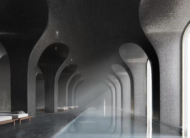 room details with arched walkways