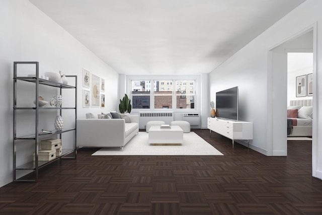 315 E 70th St Unit 7D, New York City, NY 10021 - living room with radiator heating unit and baseboards