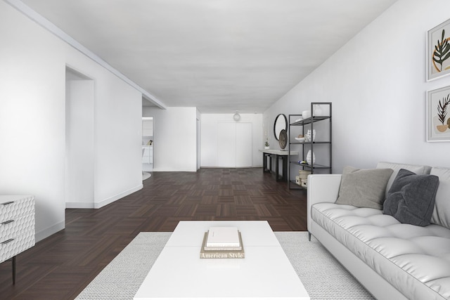 315 E 70th St Unit 7D, New York City, NY 10021 - living room with baseboards