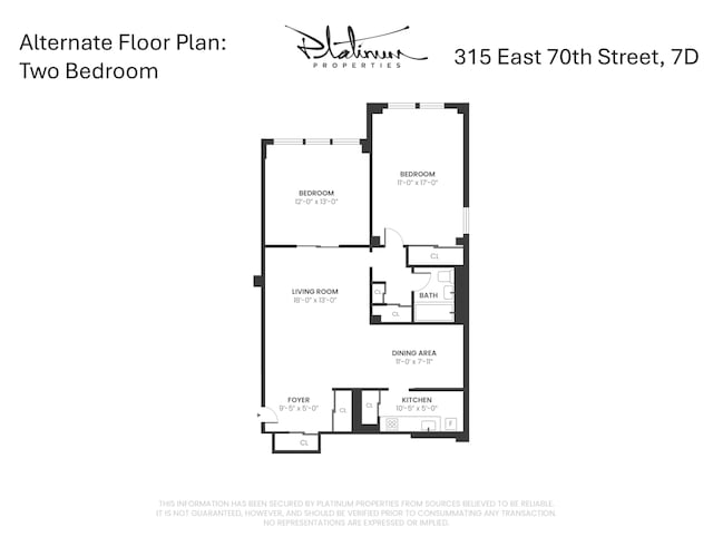 315 E 70th St Unit 7D, New York City, NY 10021 - view of property floor plan