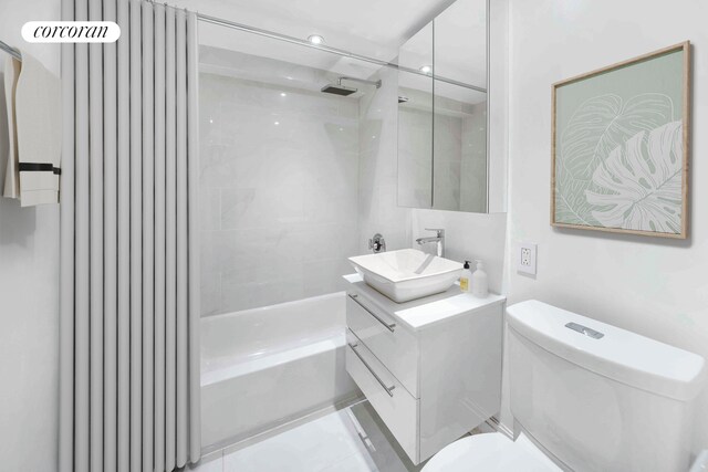 260 W 22nd St Unit 2, New York City, NY 10011 - full bath featuring vanity, recessed lighting, toilet, and shower / washtub combination