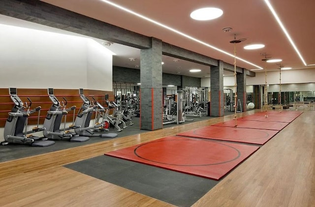 50 Riverside Blvd Unit 11J, New York City, NY 10069 - interior space with wood finished floors