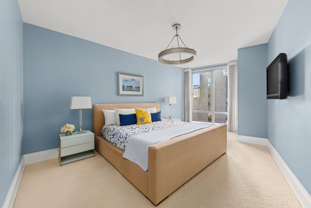 50 Riverside Blvd Unit 11J, New York City, NY 10069 - carpeted bedroom featuring baseboards