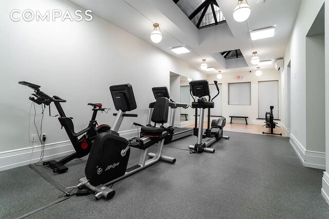 view of exercise room