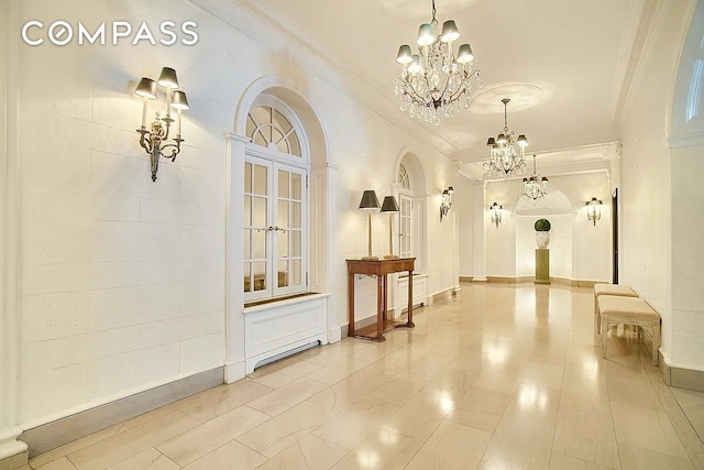 1060 Park Ave Unit 3B, New York City, NY 10128 - common area with ornamental molding