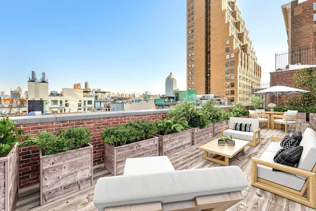 view of patio / terrace with outdoor lounge area