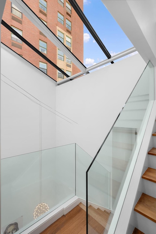 103 W 89th St Unit 3/4A, New York City, NY 10024 - stairway featuring wood finished floors