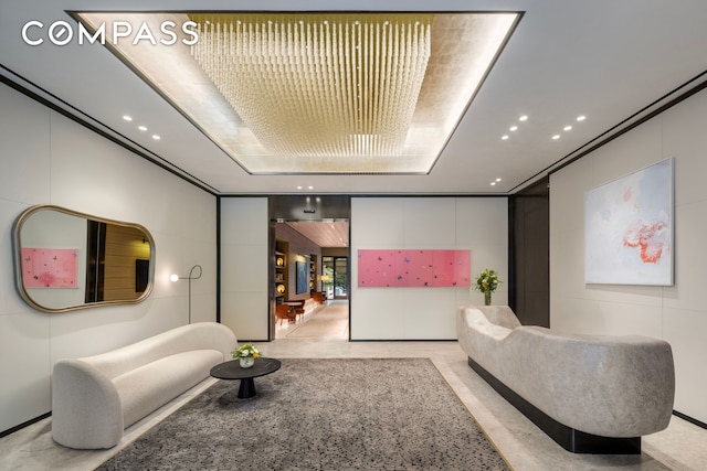 430 E 58th St Unit 16A, New York City, NY 10022 - lobby featuring recessed lighting