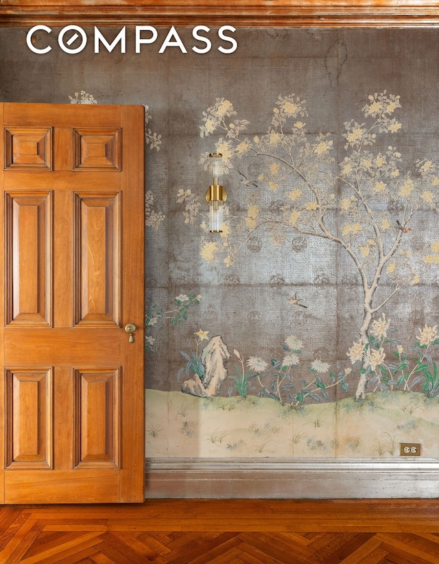 interior details featuring wood finished floors