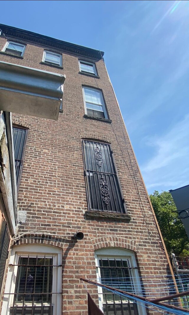 basement with gas water heater