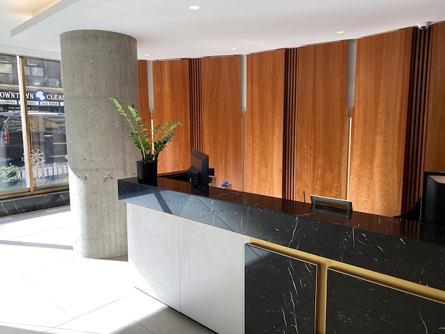 view of reception area