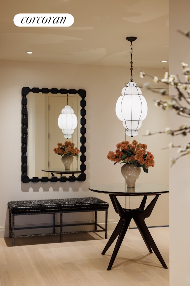 720 W End Ave Unit 8B, New York City, NY 10025 - hall with recessed lighting and baseboards