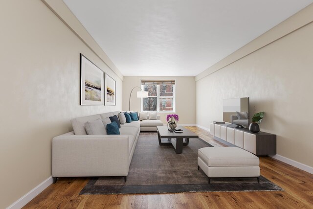 bedroom featuring an AC wall unit and carpet flooring