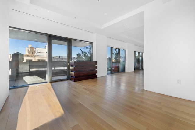 interior space featuring wood finished floors