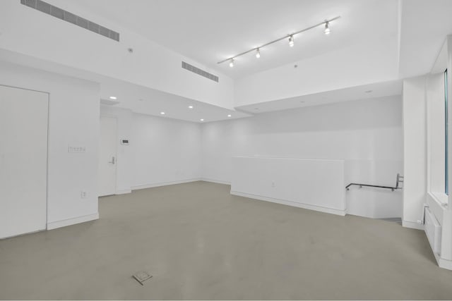 459 W 18th St Unit 1, New York City, NY 10011 - unfurnished room with recessed lighting and concrete floors