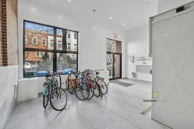 interior space with a wealth of natural light